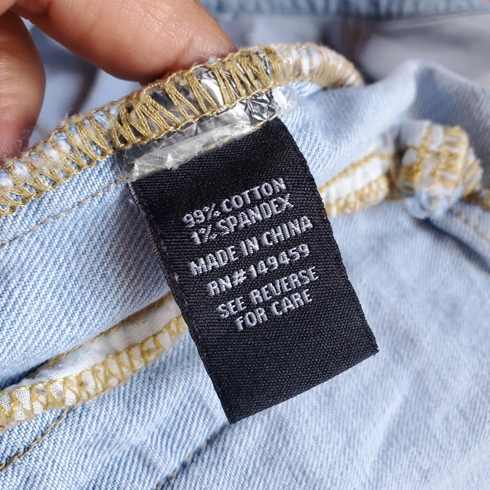 Ashley Mason Embroidered Distressed Denim Blue Jacket Trucker Small Button-up - Picture 6 of 9